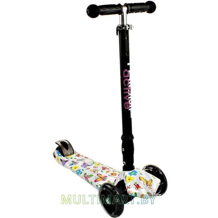 Самокат Triumf Active SKL-07CLP Maxi Flash Plus Print (Butterfly)